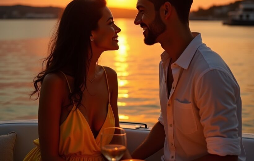 Romantic Dinner on board for 2 people